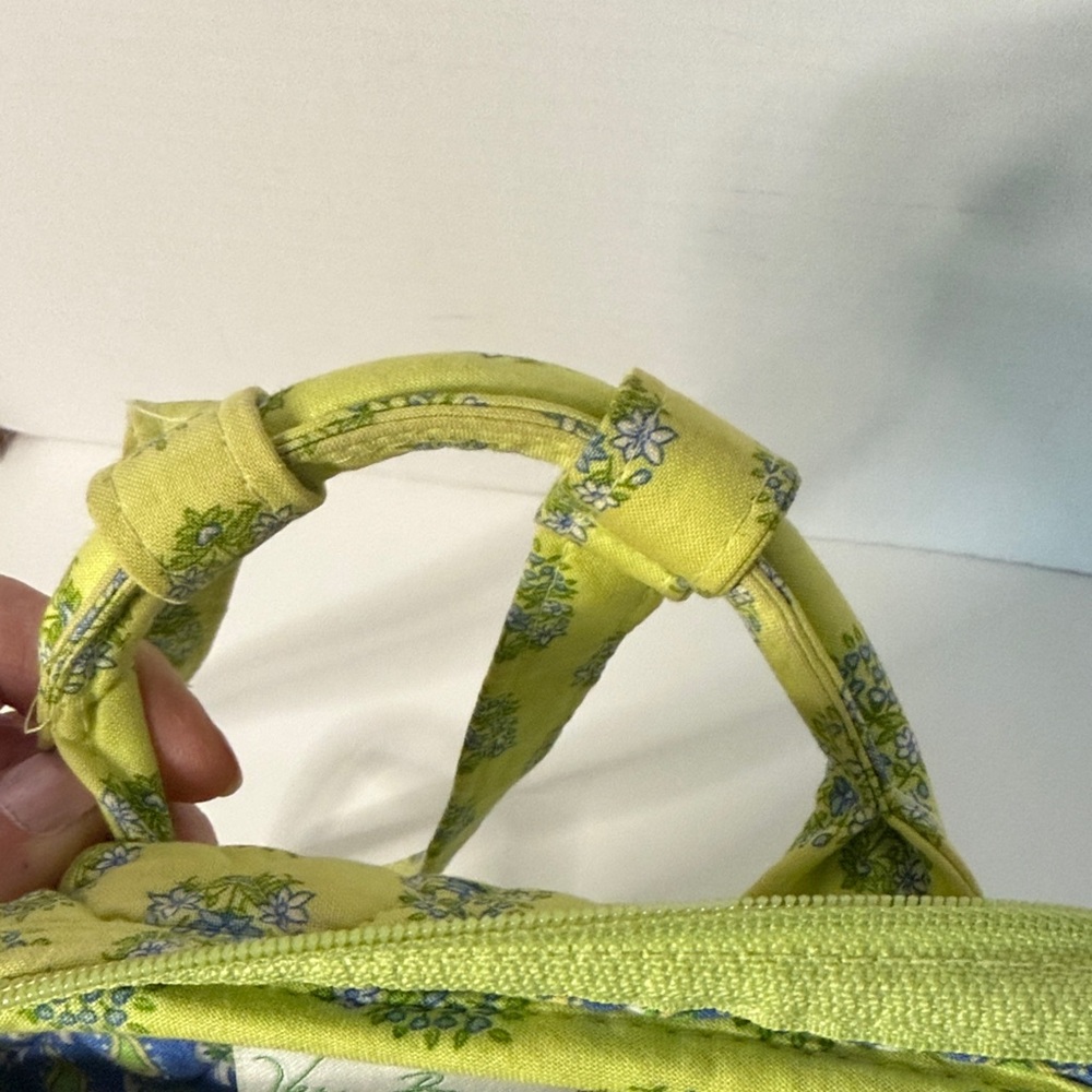 Vera Bradley Retired Citrus Elephant yellow/blue Backpack - Picture 14 of 16